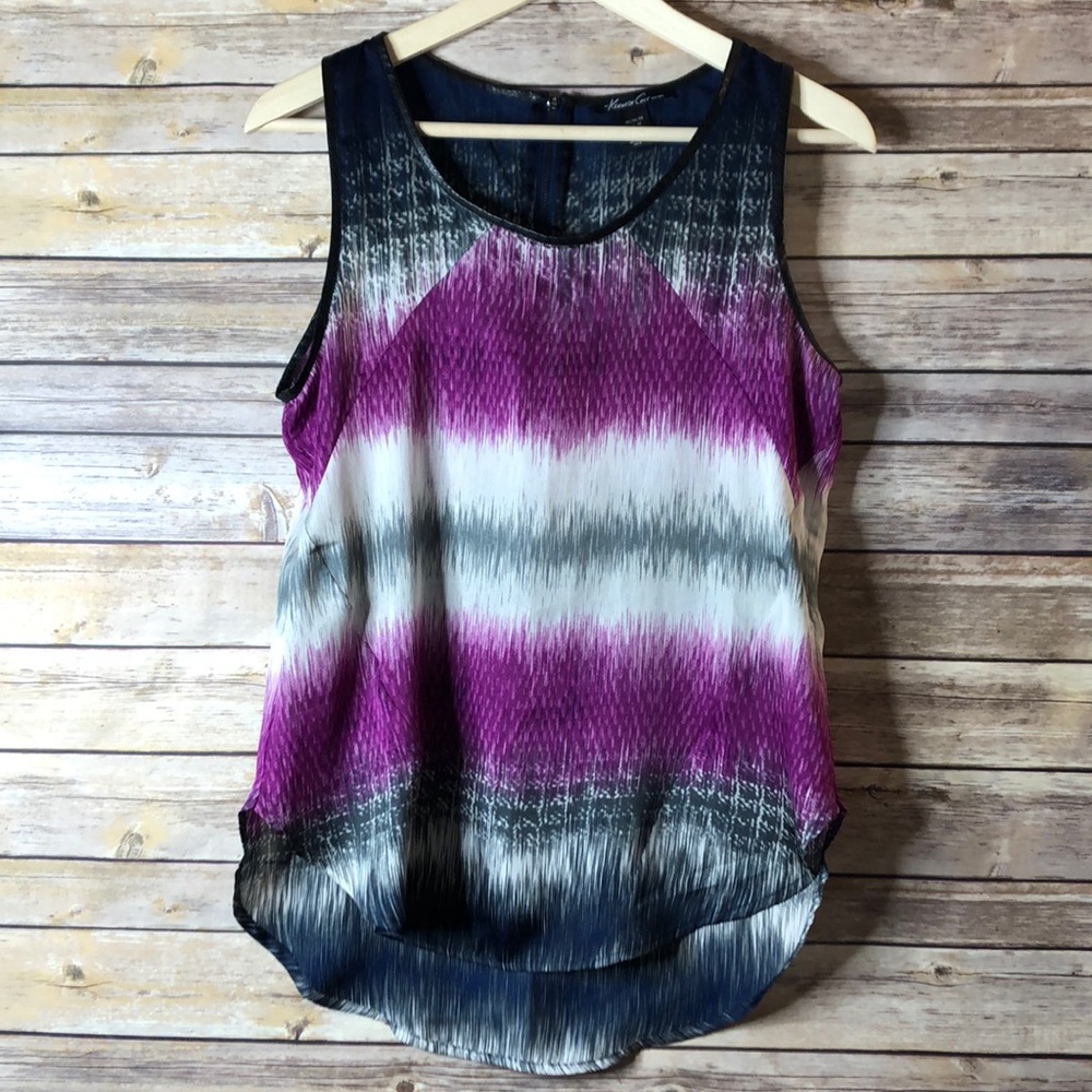 Kenneth Cole Leather Lined Color Tank M